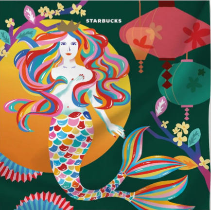美人魚變嫦娥？星巴克月餅包裝設(shè)計有驚喜！