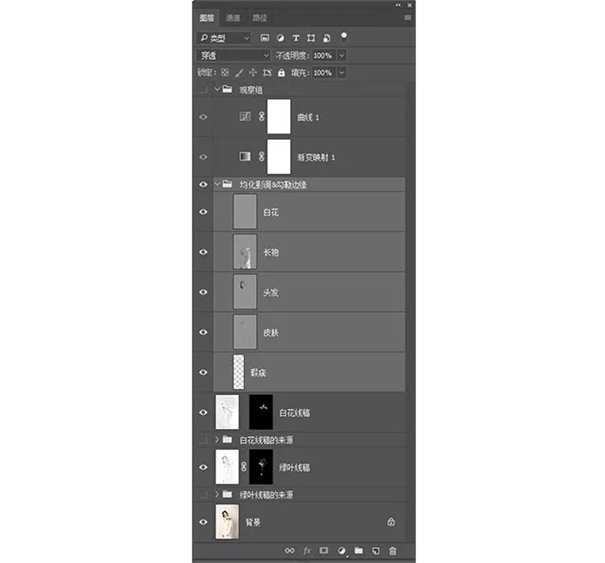 工筆畫效果唯美人像，這樣就能做出來(lái)！